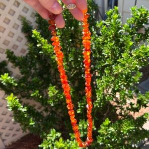 Amber Beaded Necklace